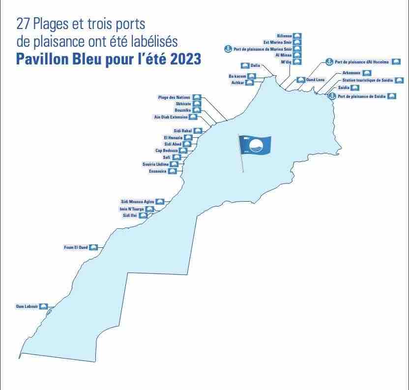 Été 2023: 27 plages et trois ports de plaisance obtiennent le label Pavillon bleu 