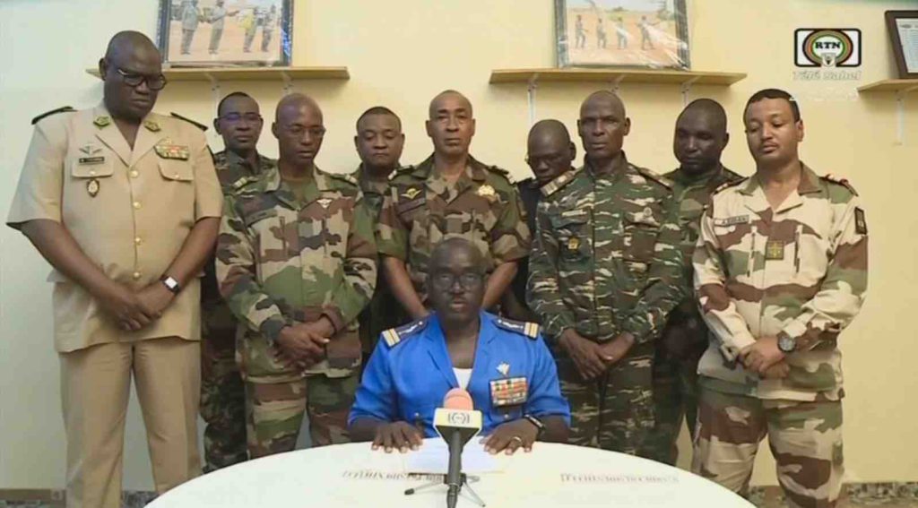 Coup d'État militaires Niger Mohamed Bazoum