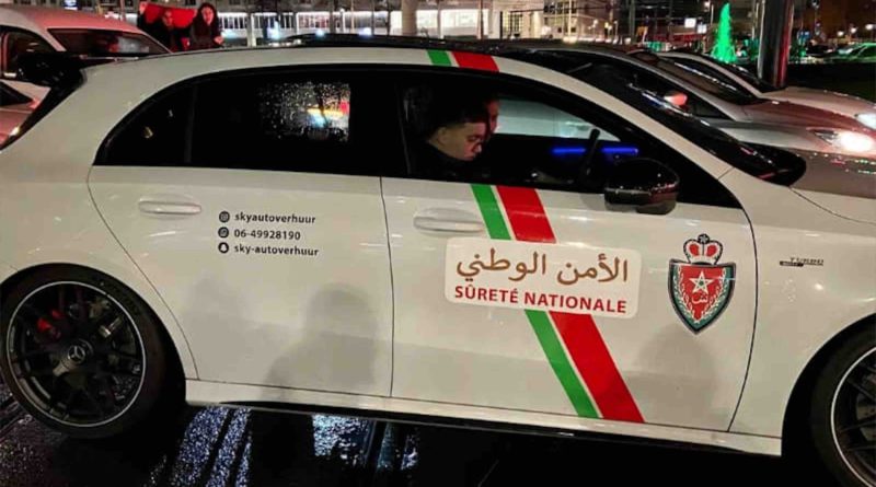 Une voiture de « la police marocaine » saisie aux Pays-Bas