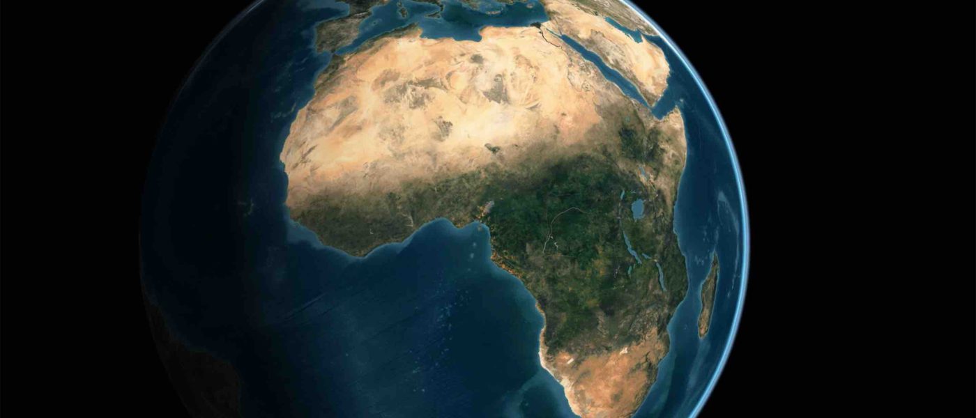 monde Afrique carte continent africain Terre