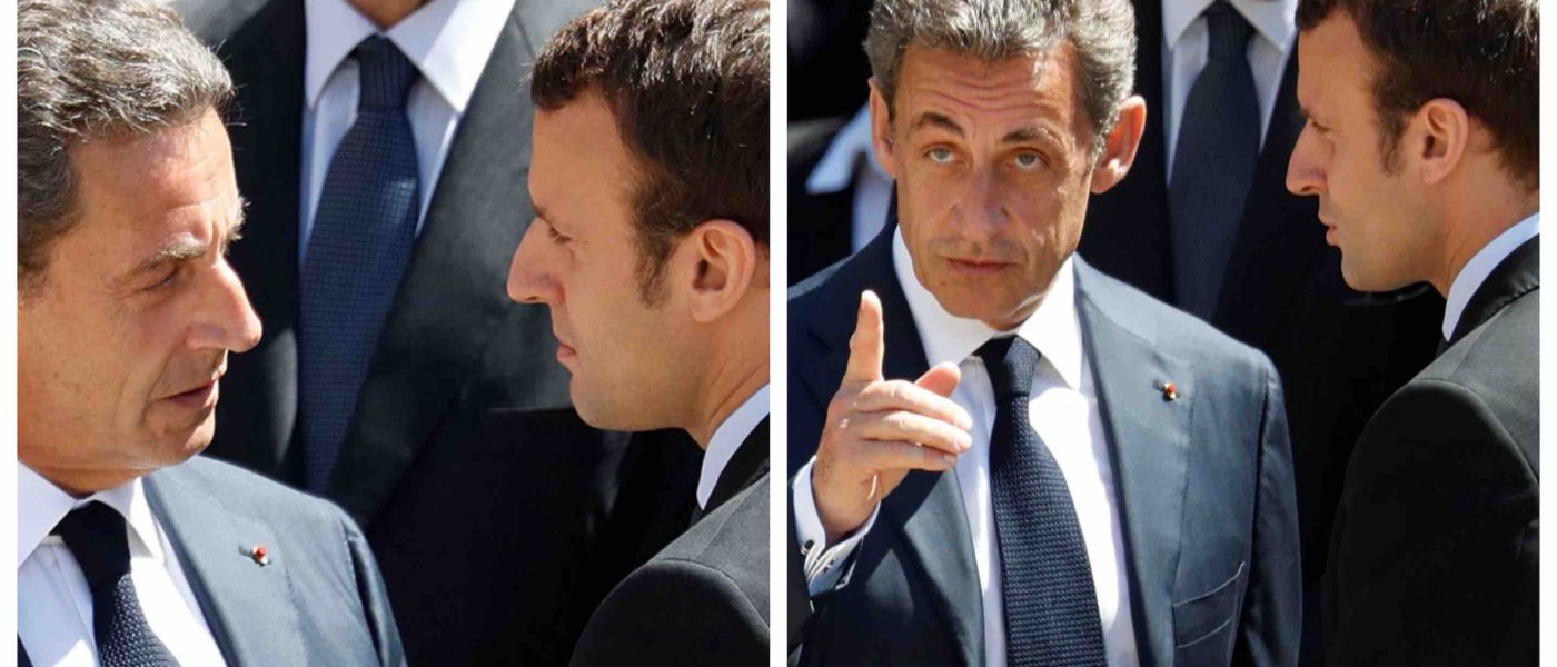 Nicolas Sarkozy Emmanuel Macron Maroc France Morocco