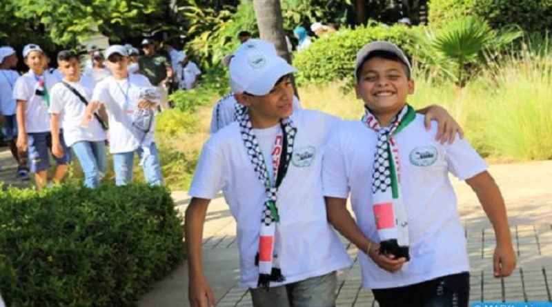 colonies vacances jeunes palestiniens Palestine Maroc