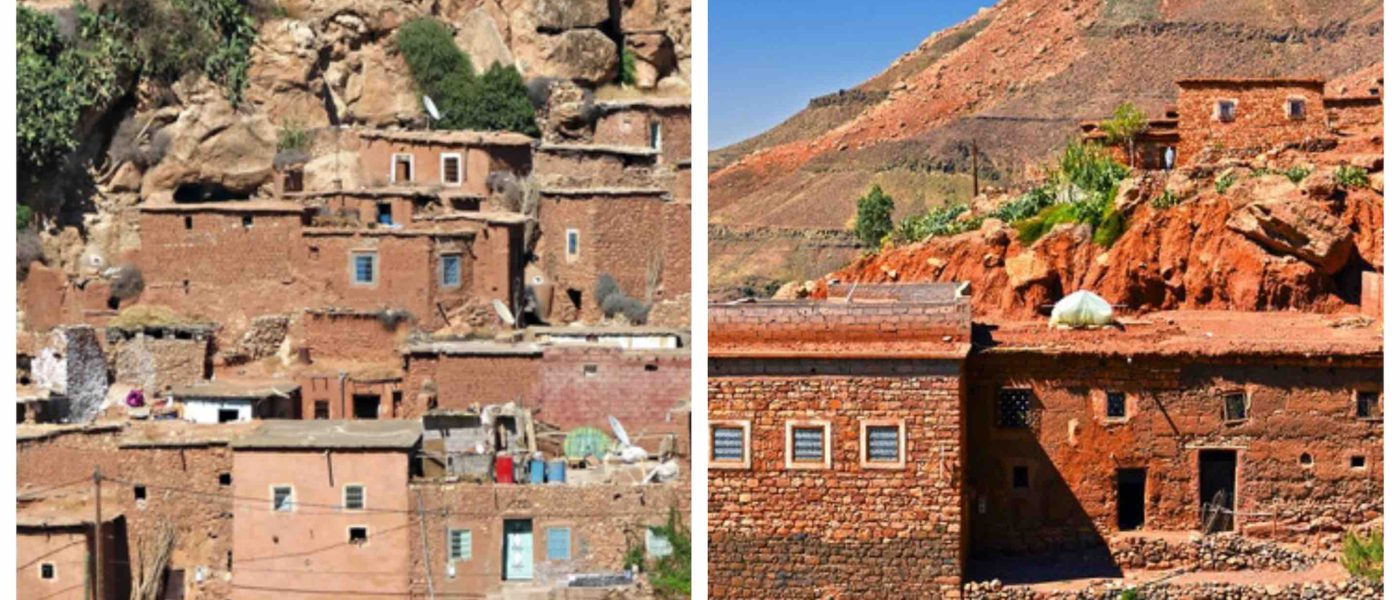 Maroc maisons montagne Atlas marocain