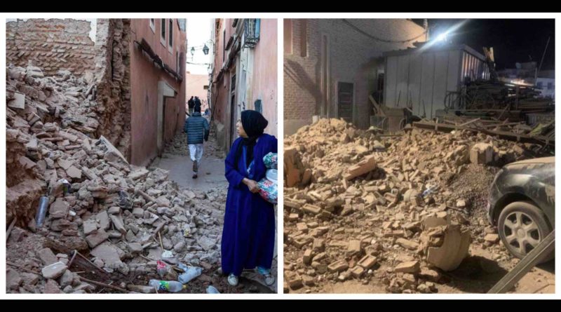 séisme tremblement de terre Maroc