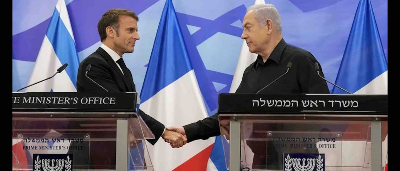 Emmanuel Macron Benjamin Netanyahu