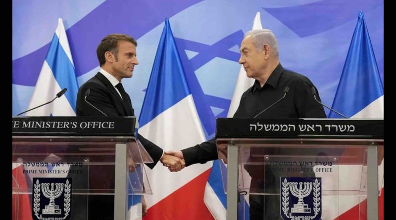 Emmanuel Macron Benjamin Netanyahu