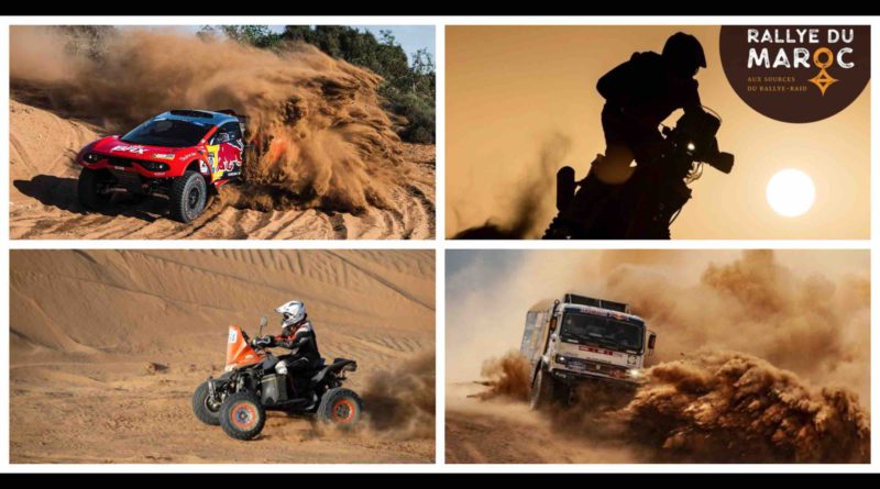 Rallye du Maroc autos camions motos quads