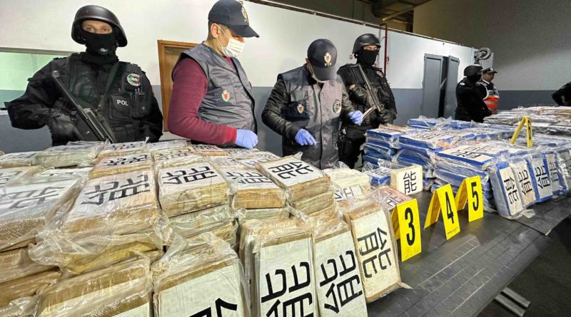Maroc une tonne, 488 kilos et 80 grammes de cocaïne