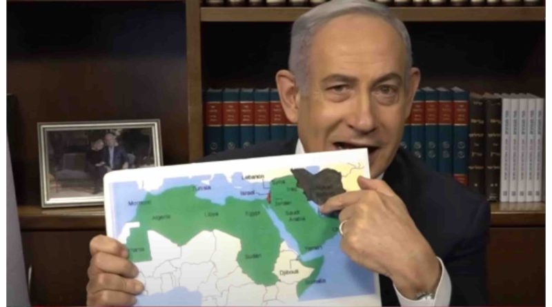 Benyamin Netanyahu carte Maroc Sahara