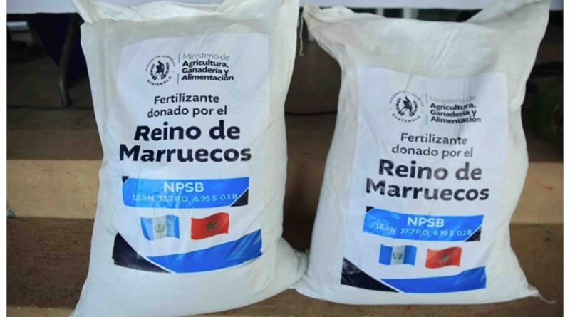 Maroc don engrais agriculteurs Guatemala