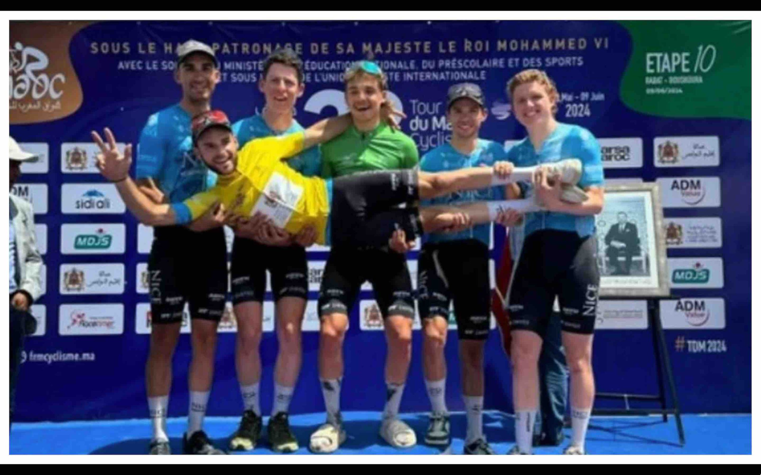 Tour du Maroc cycliste 2024 : Le Français Axel Narbonne Zuccarelli vainqueur de la 33ème édition