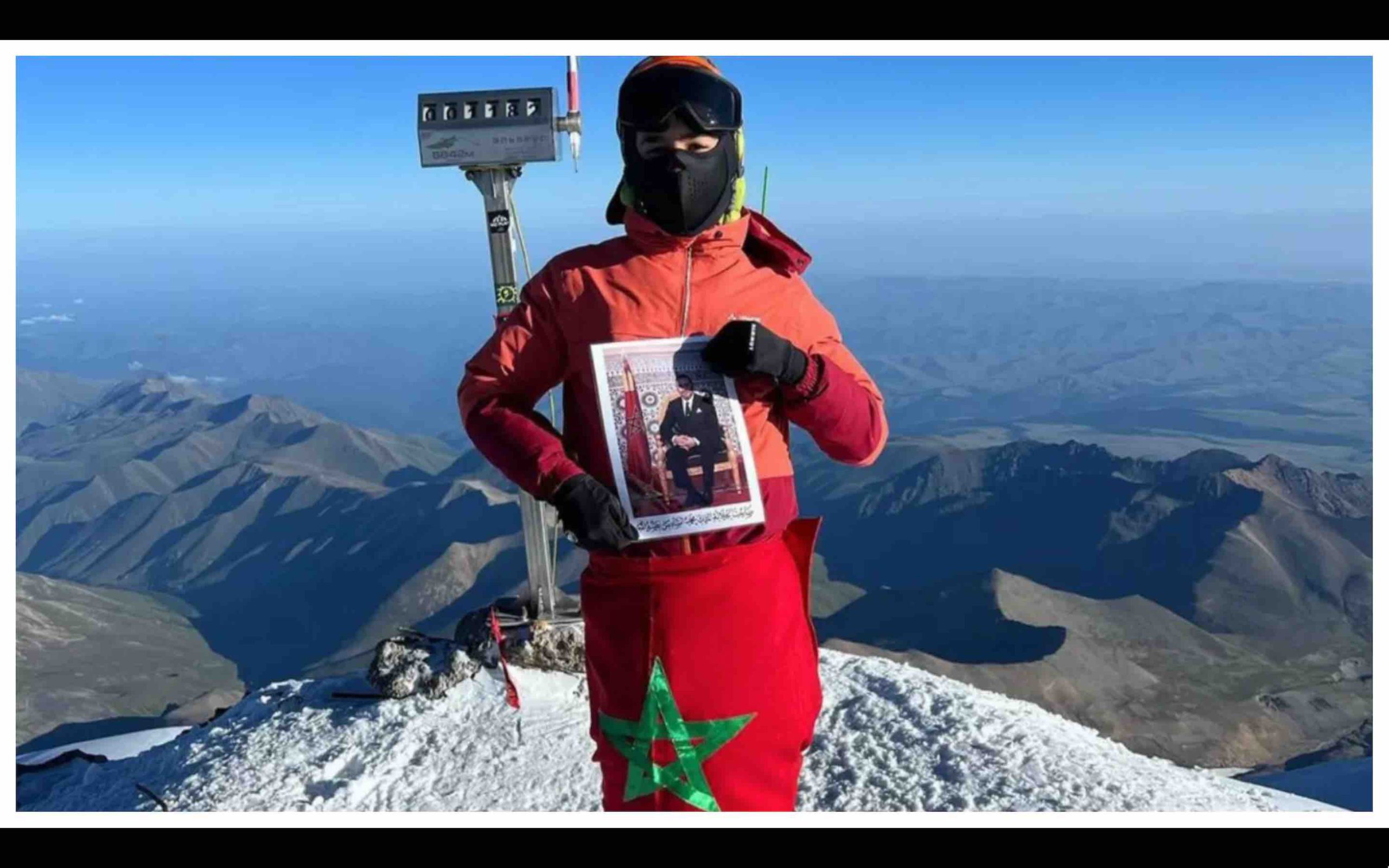 marocain Youssef Tazi mont Elbrouz Russie