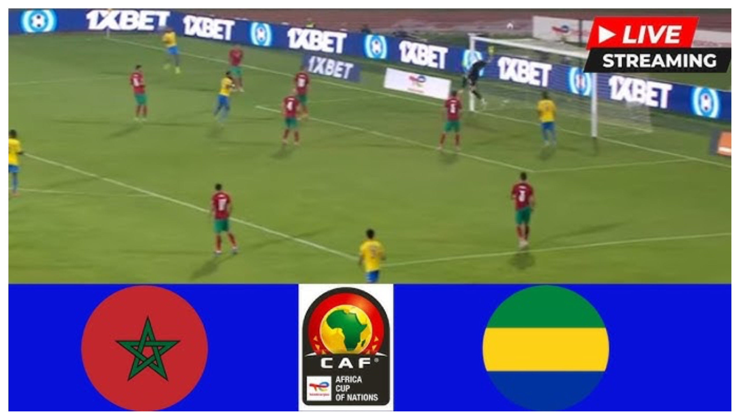 Maroc-Gabon-Morocco direct live streaming