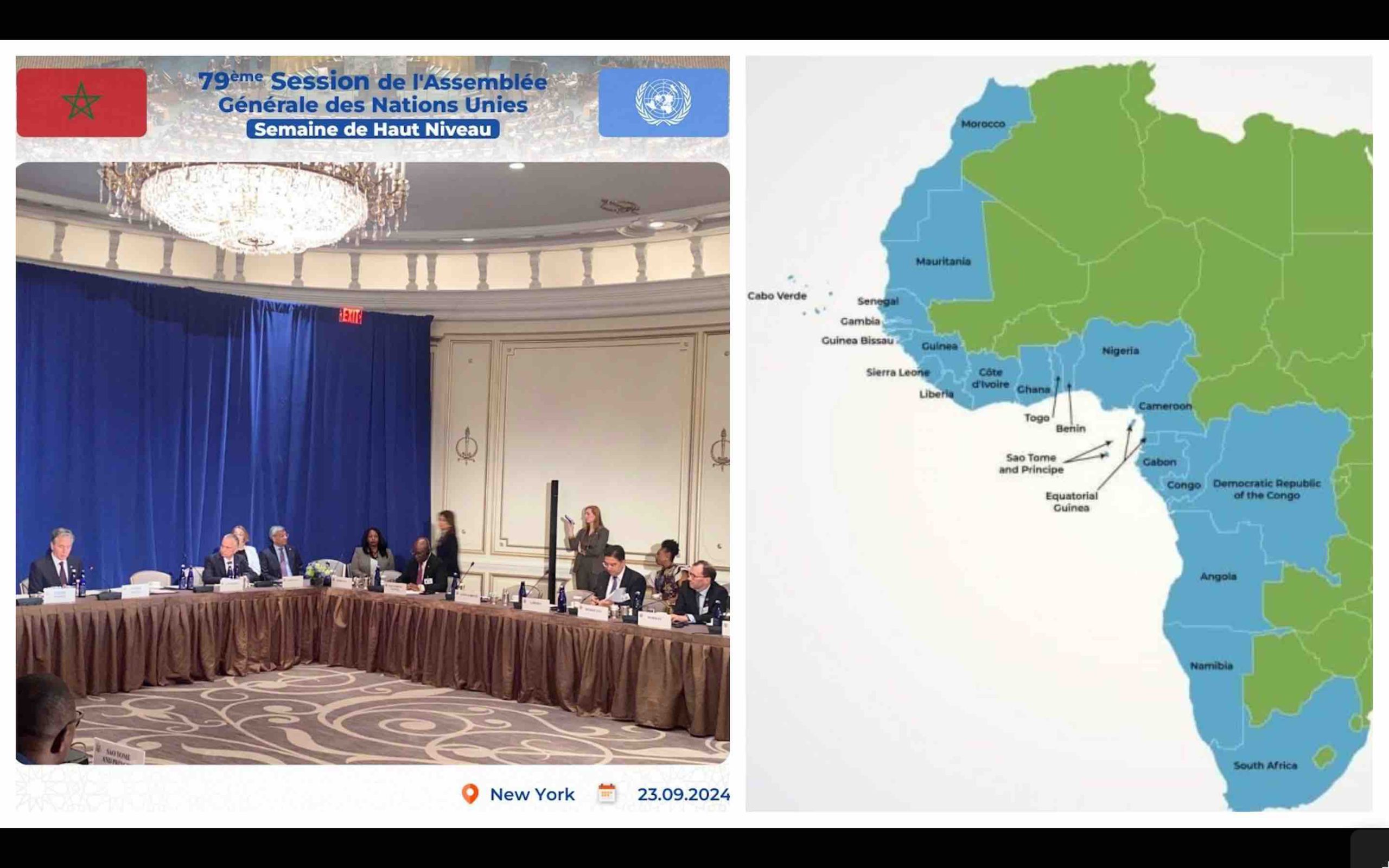 Maroc ONU Initiative atlantique Maroc Sahel États africains façade Atlantique Afrique