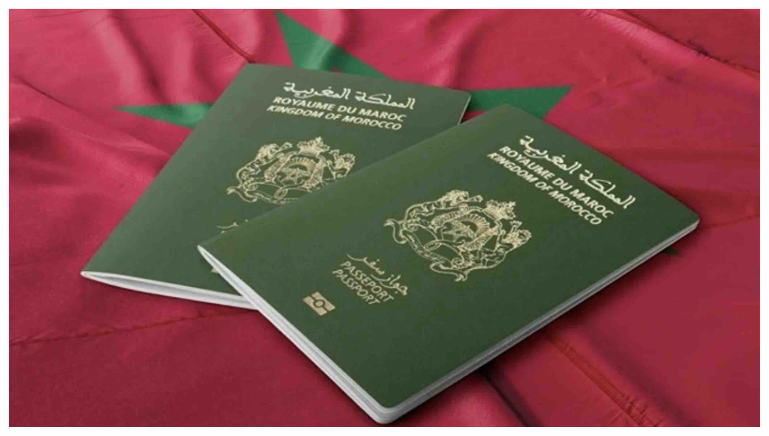 Maroc passeport marocain Morocco Moroccan passport