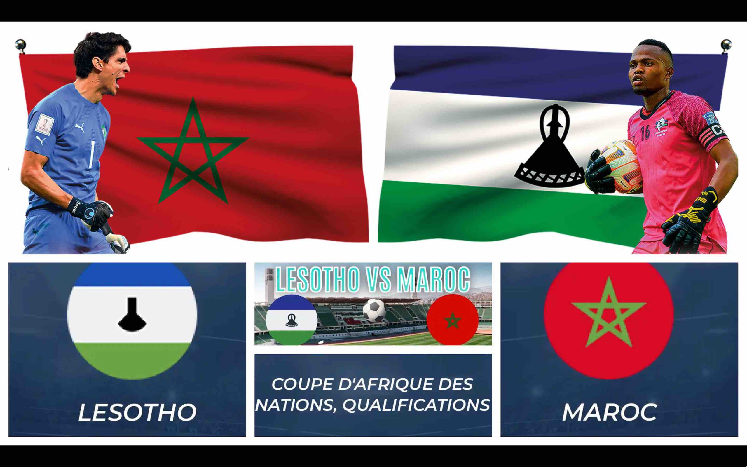 Maroc vs Lesotho Morocco CAN 2025