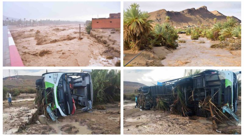 Province de Tata Maroc bus inondations