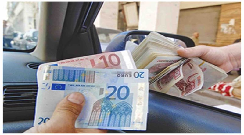 dinars euros inflation planche à billet Algérie chute dinar algérien