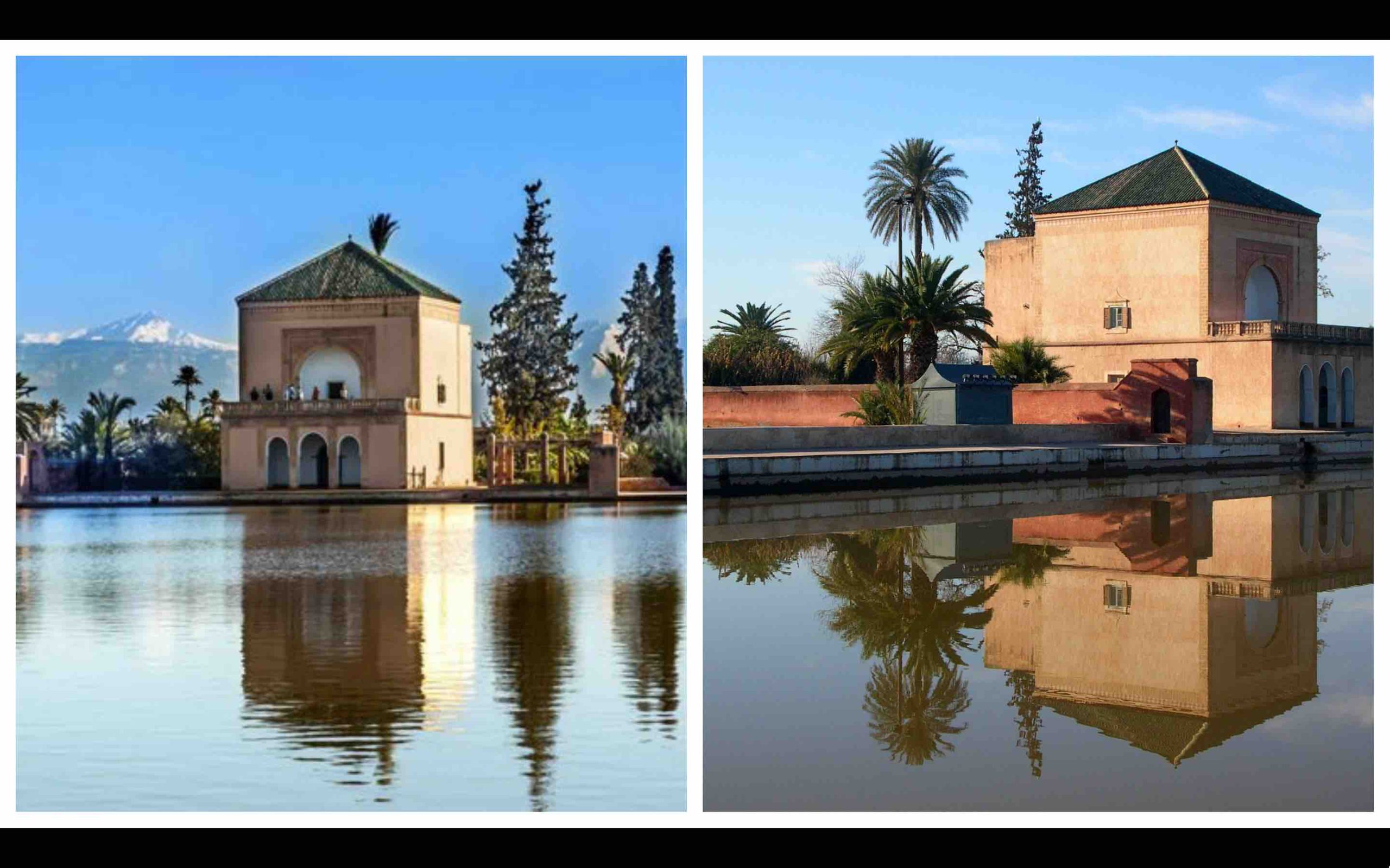 jardins de la Ménara à Marrakech Maroc Menara Gardens Morocco