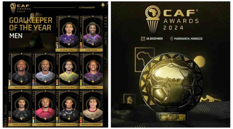 CAF Awards 2024 - Gardien de l’année Goalkeeper of the year.