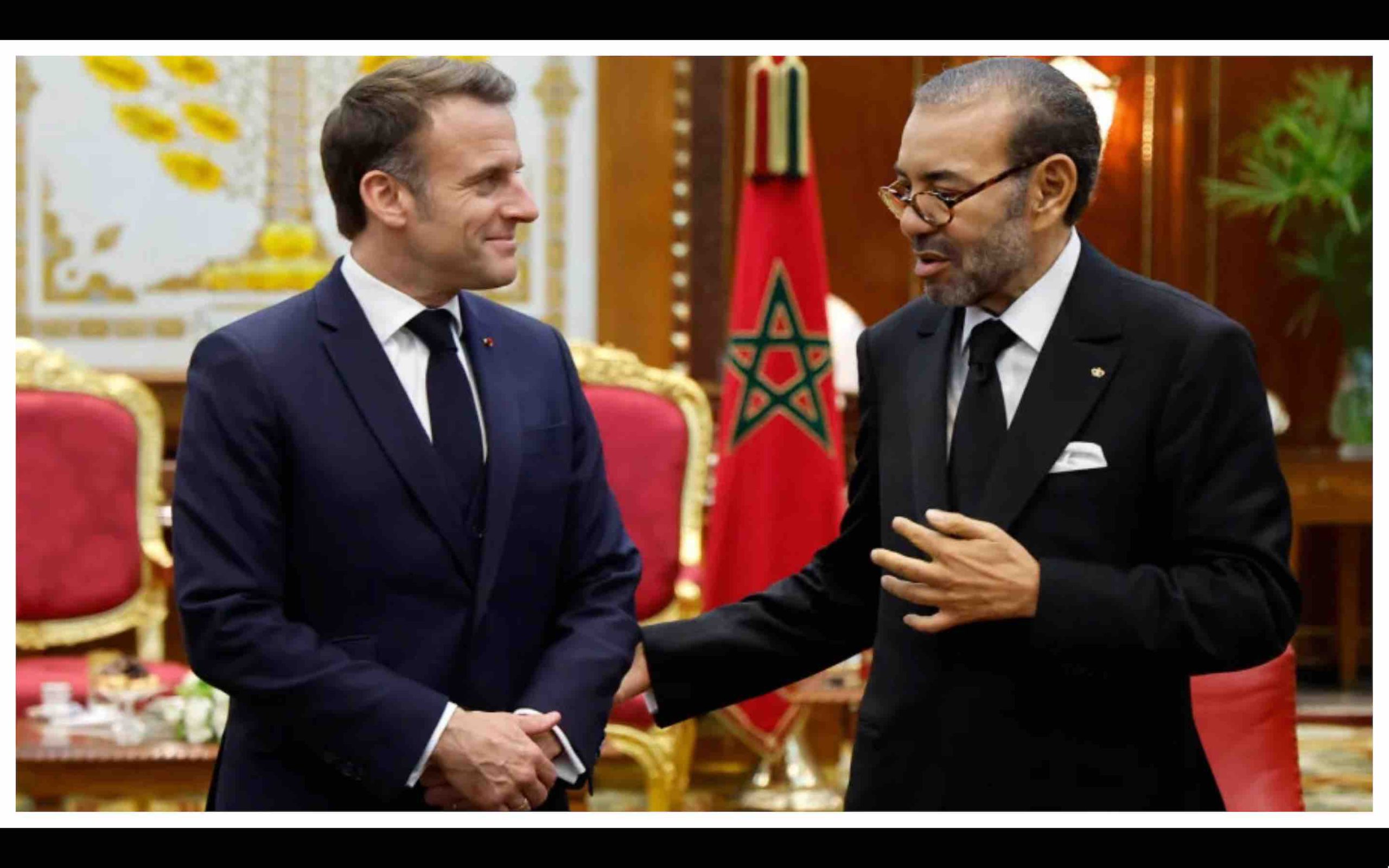 Maroc France Roi Mohammed 6 Emmanuel Macron