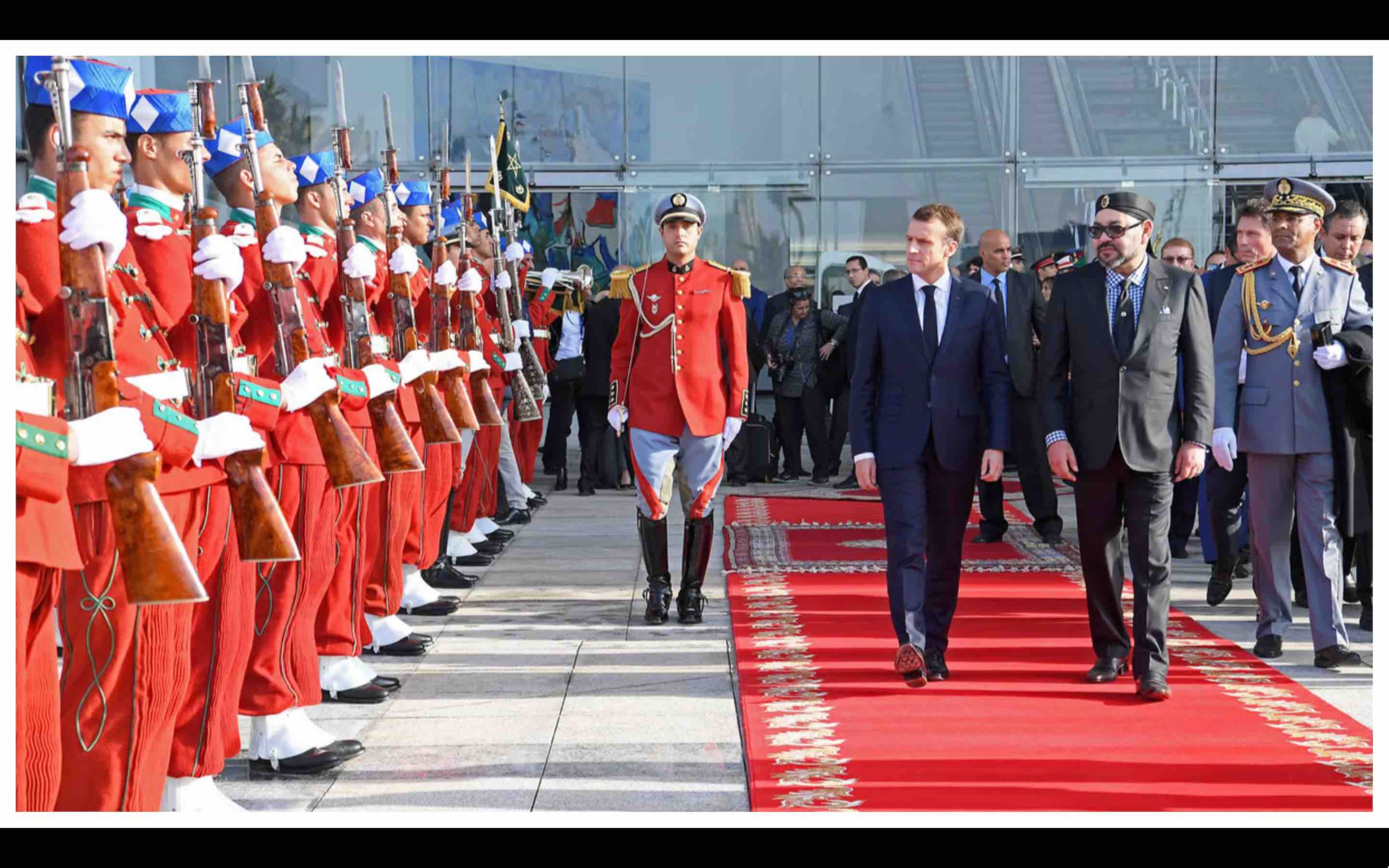 Maroc France roi Mohammed 6 president Emmanuel Macron