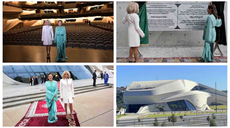 (Vidéo) Maroc la princesse Lalla Hasnaa et Brigitte Macron inaugurent le Théâtre Royal de Rabat