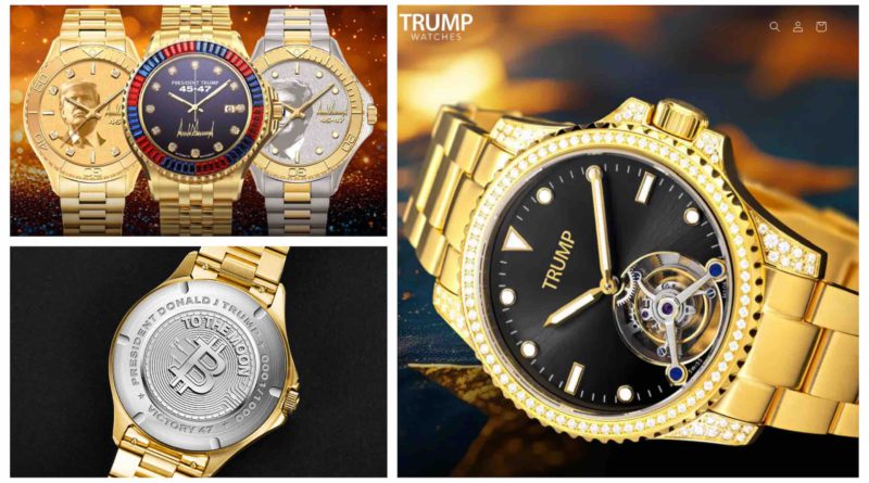 Donald Trump montres «Victory», «Crypto President», «Fighter» et «Tourbillon»