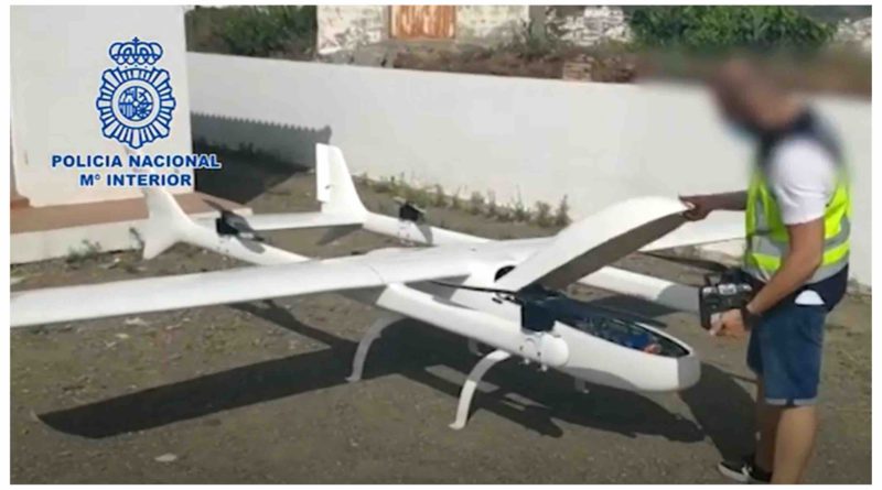 Maroc Espagne drone trafic transport drogue