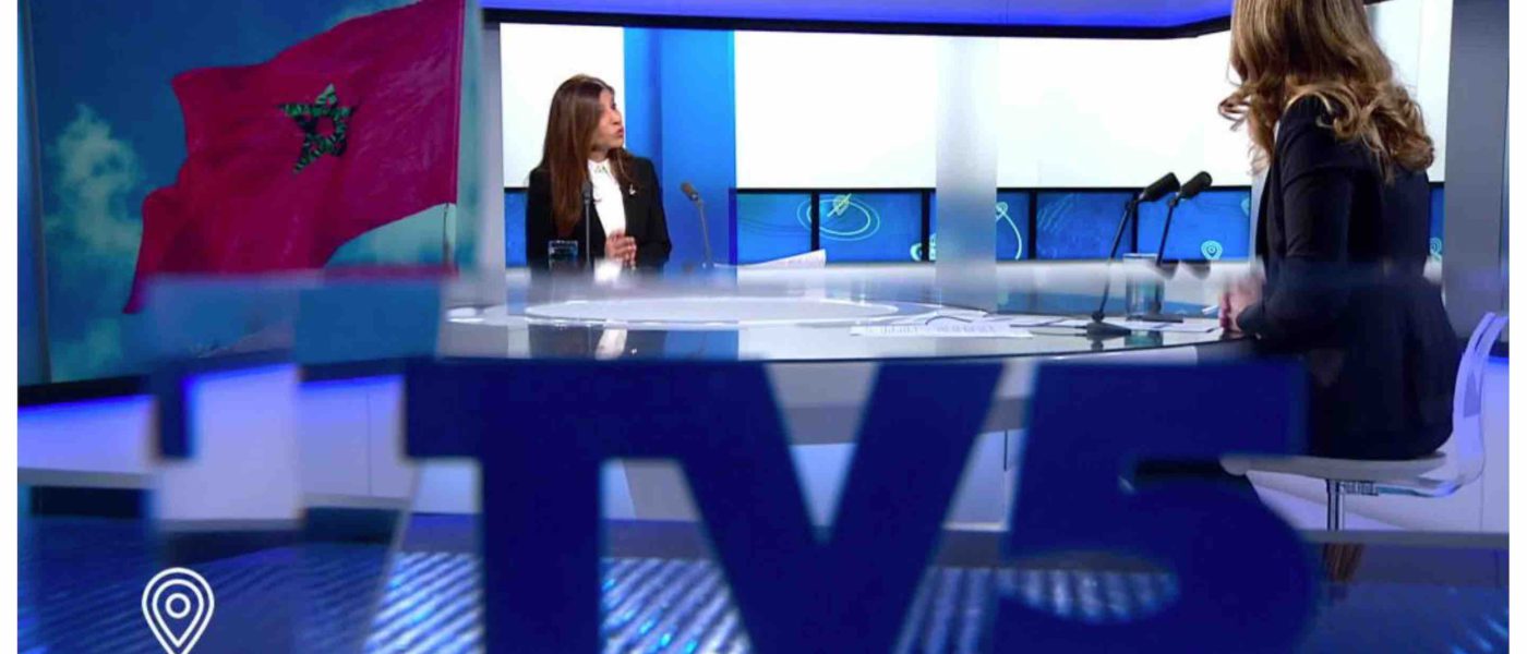 Samira Sitaïl ambassadrice Maroc France TV5MONDE Info TV5 monde