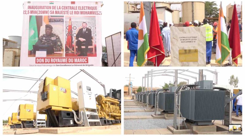 Inauguration de la centrale électrique offerte par le Maroc au Niger