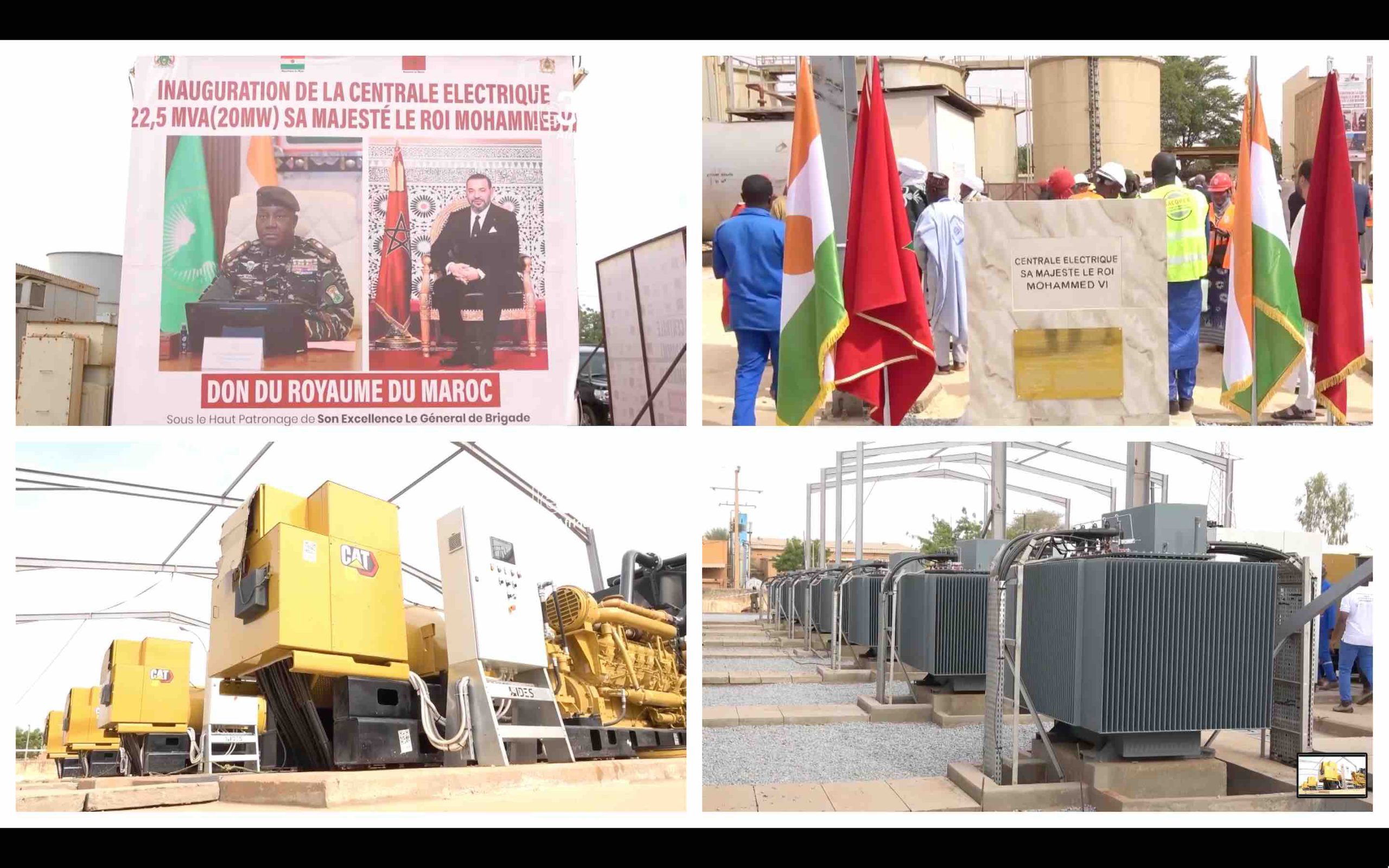 Inauguration de la centrale électrique offerte par le Maroc au Niger