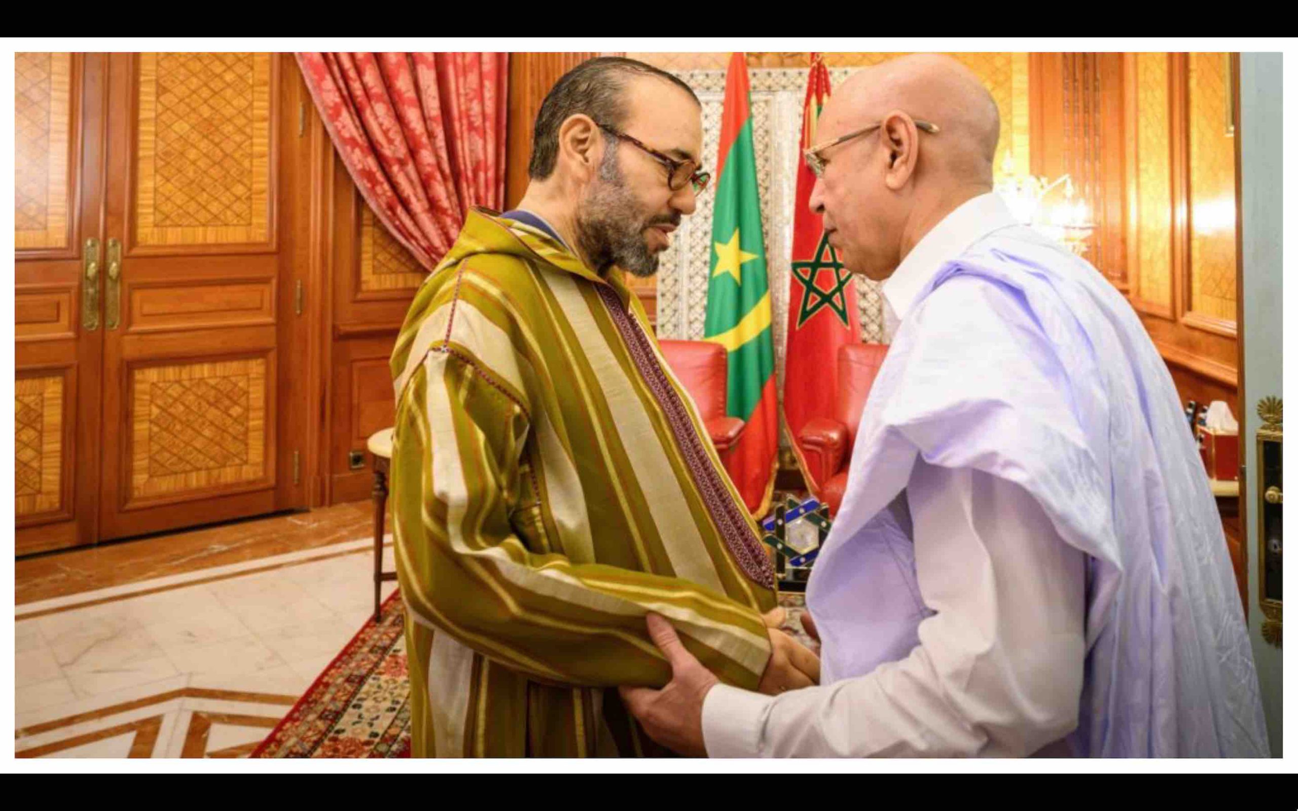 Maroc Mauritanie Mohamed Ould Cheikh El Ghazouani roi Mohammed 6