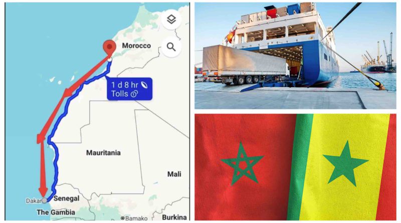 Maroc Sénégal liaison maritime entre Agadir et Dakar