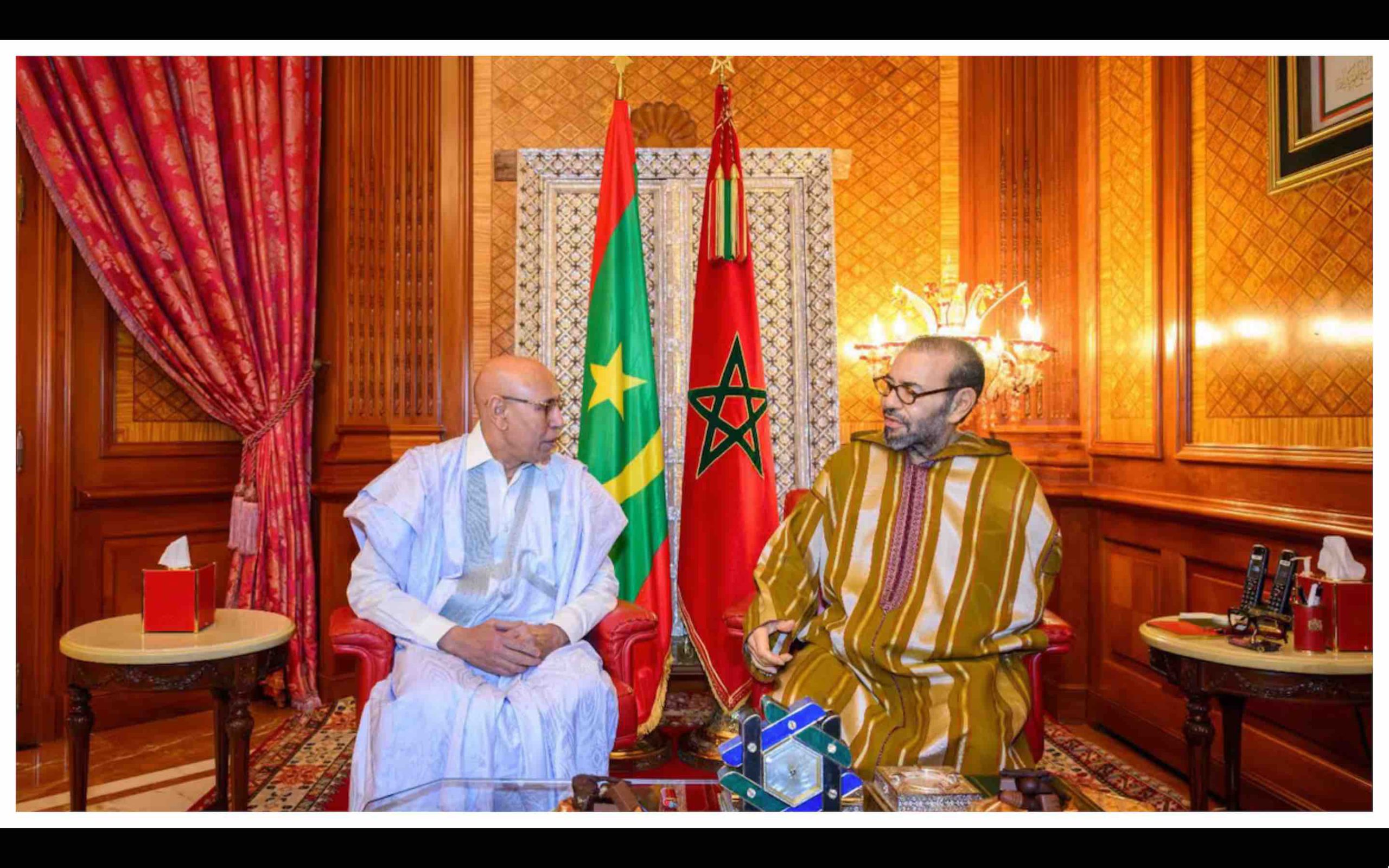 Maroc roi Mohammed 6 Mohamed Ould Cheikh El Ghazouani, président de la République Islamique de Mauritanie