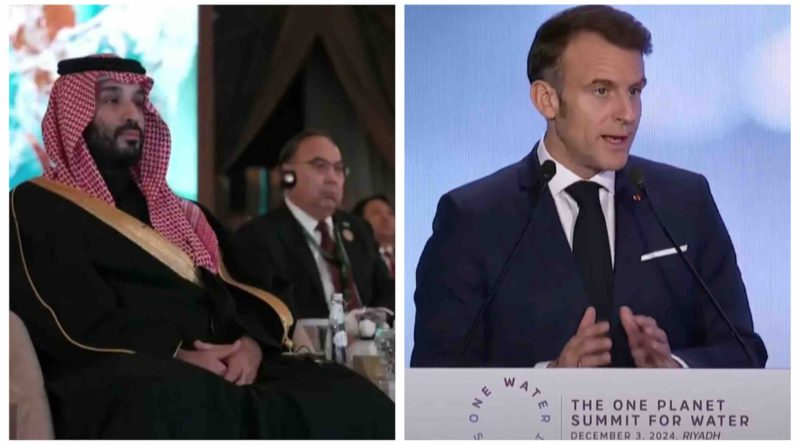 (Vidéo) Arabie saoudite Emmanuel Macron politique gestion eau autoroutes Maroc Morocco One Planet Summit Water