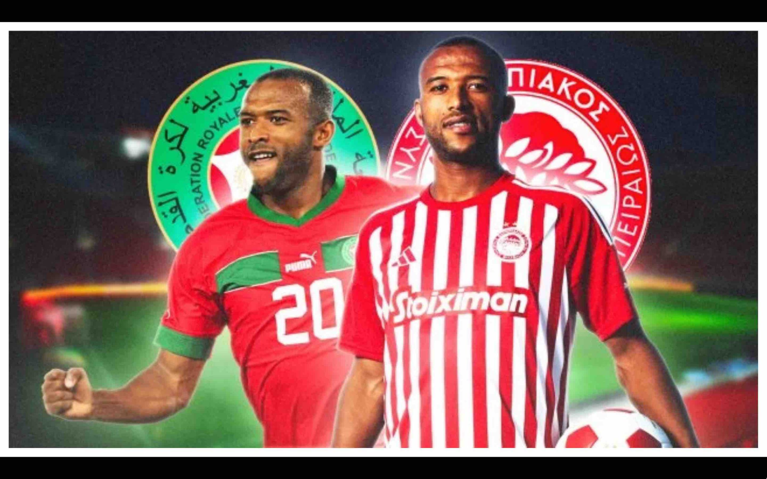 Ayoub El Kaabi Maroc Morocco Olympiakos